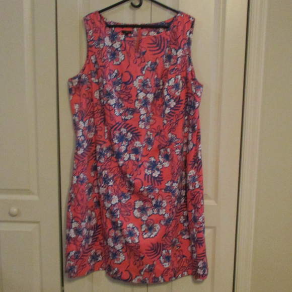 Talbots Dresses & Skirts - Talbots Woman Plus Floral Dress cotton spandex